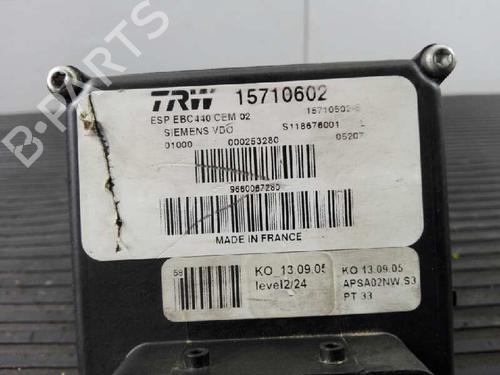ABS pump PEUGEOT 407 (6D_) 2.0 16V (6DRFJC, 6DRFJE, 6DRFJF) | BP3138943M43 