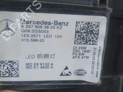 Right headlight MERCEDES-BENZ GLA (H247) GLA 200 d (247.712) | BP30614382C29 - Image 4