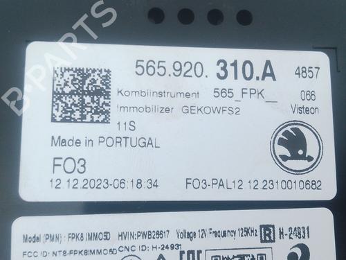 Instrument cluster SKODA KAROQ (NU7, ND7) 1.5 TSI | BP33442559C47 - Image 4