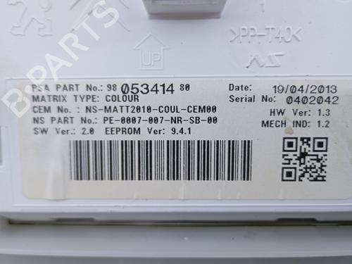 Instrument cluster PEUGEOT 2008 I (CU_)  | BP22615521C47 