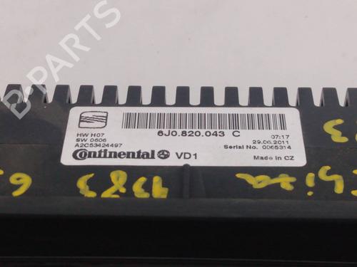 Climate control SEAT IBIZA IV (6J5, 6P1)  | BP8914508I5 