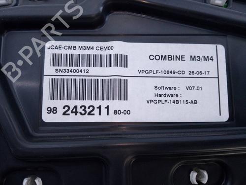 Instrument cluster CITROËN C-ELYSEE (DD_)  | BP11088030C47 