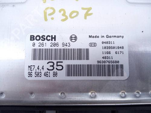 Engine control unit (ECU) PEUGEOT 307 (3A/C)  | BP22409975M57 