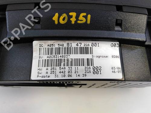 Instrument cluster MERCEDES-BENZ R-CLASS (W251, V251)  | BP11177153C47 