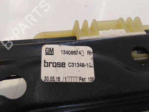 Front right window mechanism OPEL ASTRA K (B16) 1.6 CDTi (68) | BP4969907C23 