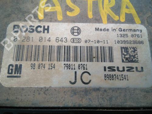 Engine control unit (ECU) OPEL ASTRA H GTC (A04) 1.7 CDTi (L08) | BP7667504M57 