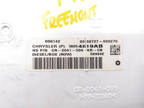 Instrument cluster FIAT FREEMONT (345_)  | BP9270233C47 