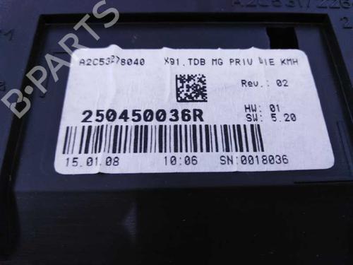 Instrument cluster RENAULT LAGUNA III Grandtour (KT0/1) 2.0 dCi (KT01, KT08, KT09, KT0K, KT12, KT1D, KT1W) | BP6553111C47 