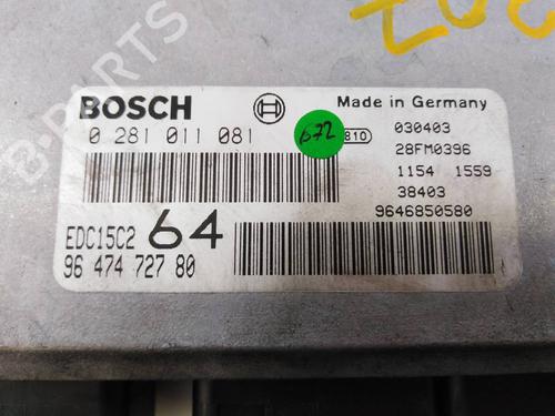 Engine control unit (ECU) PEUGEOT 307 SW (3H)  | BP7493068M57 