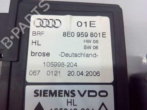 Rudehejsemotor bagstkærm venstre AUDI A4 B6 (8E2) 1.9 TDI | BP2131783E23 