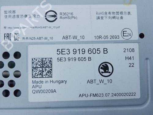 Radio SKODA OCTAVIA IV Combi (NX5, PV5) 2.0 TDi | BP27994239E6 