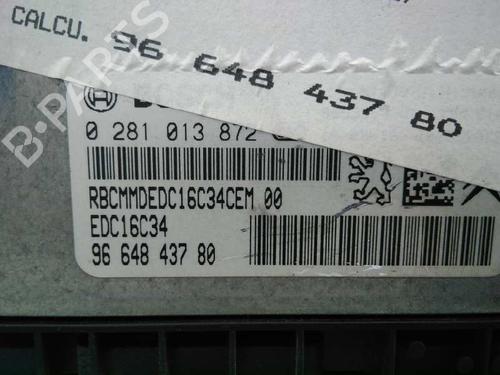 Engine control unit (ECU) CITROËN C4 Coupe (LA_) 1.6 HDi | BP3490292M57 