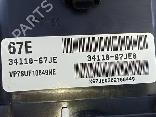 Instrument cluster SUZUKI GRAND VITARA II (JT, TE, TD)  | BP17054909C47 