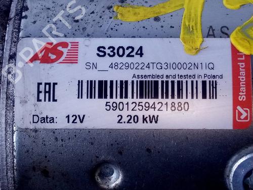 Starter NISSAN INTERSTAR Van (X70)  | BP22804007M8 