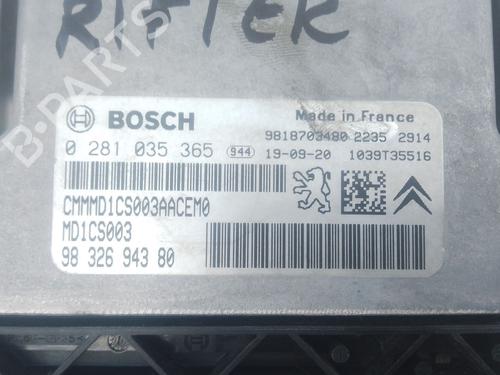 Engine control unit (ECU) PEUGEOT RIFTER 1.5 BlueHDi 130 | BP39434397M57 - Image 2