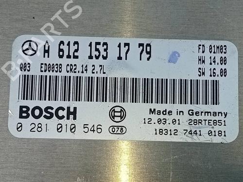 Engine control unit (ECU) MERCEDES-BENZ M-CLASS (W163)  | BP17456848M57 