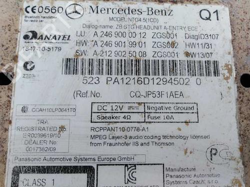 Electronic module MERCEDES-BENZ A-CLASS (W176) A 220 CDI 4-matic (176.005) | BP6703861M83 