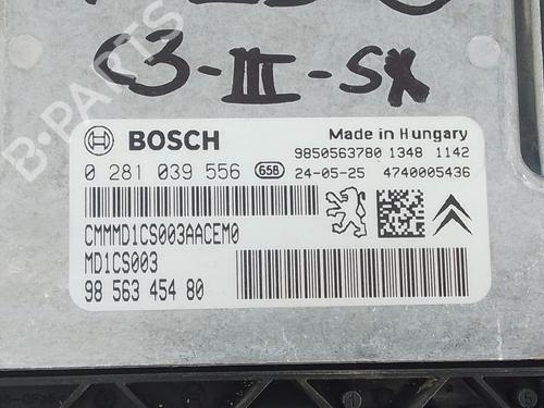 Engine control unit (ECU) CITROËN C3 III (SX) 1.5 BlueHDi 100 (SXYHYP, SXYHTU) | BP30589455M57