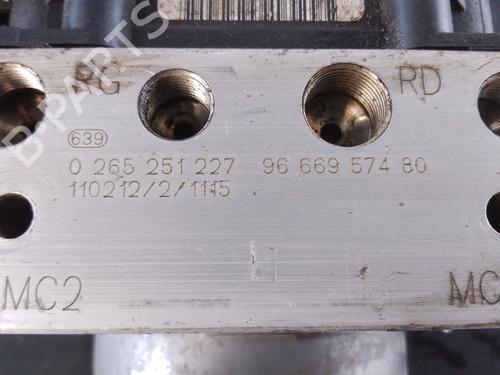 ABS pump PEUGEOT 308 I (4A_, 4C_) 1.6 HDi | BP29199718M43 