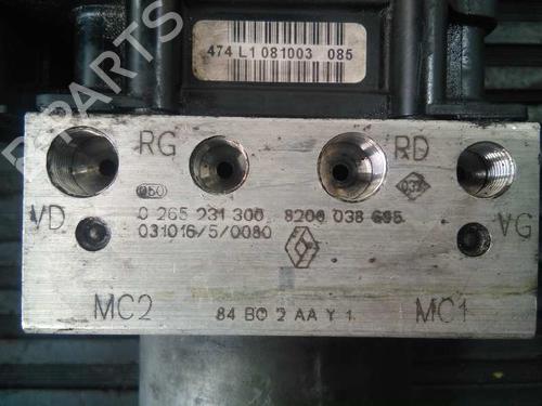 ABS pump RENAULT MEGANE II (BM0/1_, CM0/1_)  | BP4157369M43 