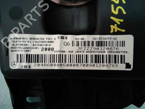 Passasjer kollisjonspute MERCEDES-BENZ C-CLASS (W204)  | BP5180746C10 