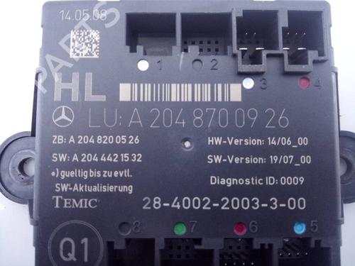 Electronic module MERCEDES-BENZ C-CLASS T-Model (S204)  | BP11931434M83 