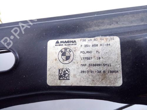Rear right window mechanism BMW 3 Touring (F31) 318 d | BP11118164C25 