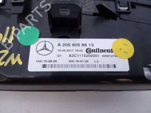 AC Styreenhet / Manøvreringsenhet MERCEDES-BENZ C-CLASS (W205) C 220 BlueTEC / d (205.002, 205.004) | BP16819969I5 