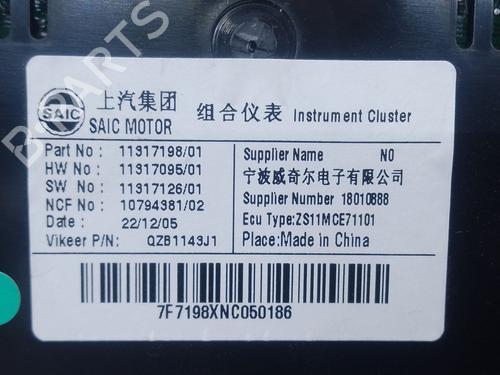 Instrument cluster MG MG ZS SUV (AZS1) 1.5 VTi | BP31943008C47