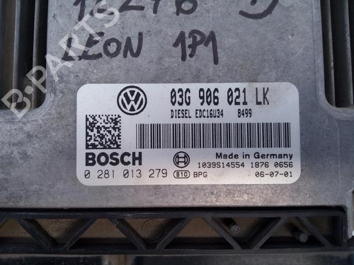 Engine control unit (ECU) SEAT LEON (1P1)  | BP18093151M57 
