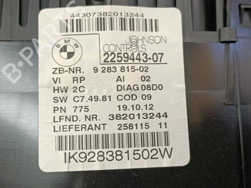 Instrument cluster BMW X1 (E84) xDrive 18 d | BP40595247C47 - Image 2