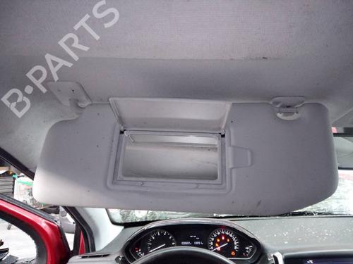 Used Left sun visor PEUGEOT 208 I (CA_, CC_) 1.2 VTI 82 (82 hp) 17011835