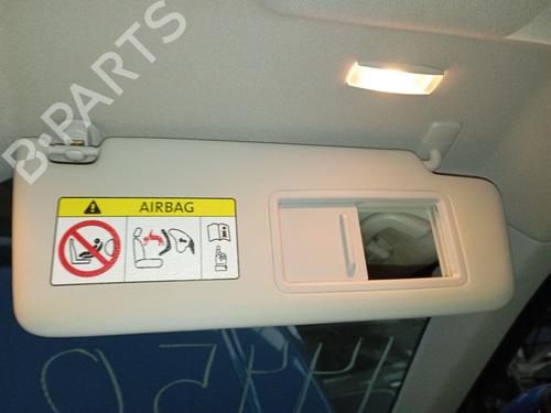 Used Right sun visor VW T-ROC (A11, D11) 1.5 TSI (150 hp) 32989651