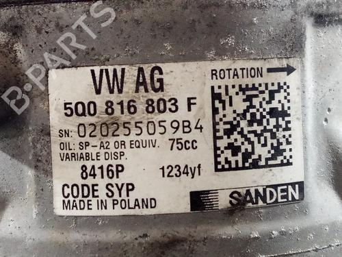 AC compressor VW GOLF VII (5G1, BQ1, BE1, BE2) 2.0 TDI | BP15584633M34 