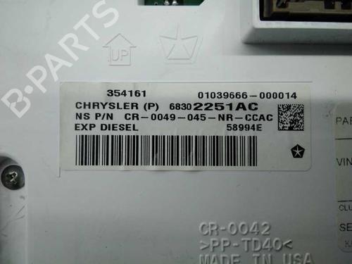 Instrument cluster JEEP GRAND CHEROKEE IV (WK, WK2) 3.0 CRD V6 4x4 | BP5247102C47 