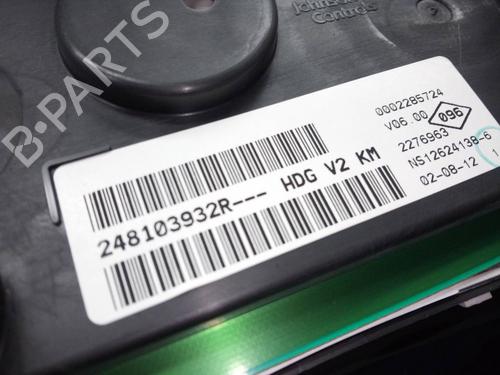 Instrument cluster DACIA LODGY (JS_) 1.5 dCi | BP9416675C47 
