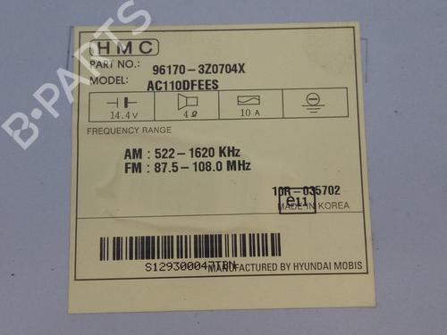 Radio HYUNDAI i40 I (VF)  | BP22976201E6 