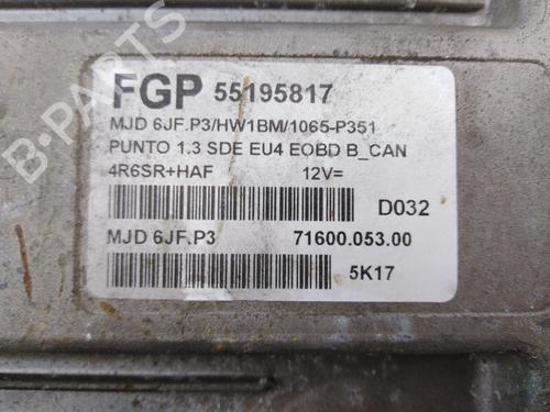 Engine control unit (ECU) FIAT PUNTO (188_) 1.3 JTD 16V | BP7238621M57 