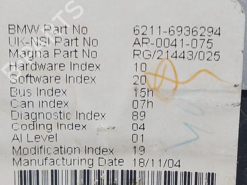 Instrument cluster MINI MINI (R50, R53) One | BP30383062C47 