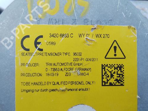 Rear left seatbelt MERCEDES-BENZ GLC (X253) 220 d 4-matic (253.905, 253.903) | BP24682462I29 