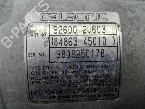 AC compressor NISSAN PRIMERA (P11) 2.0 TD | BP4107875M34 