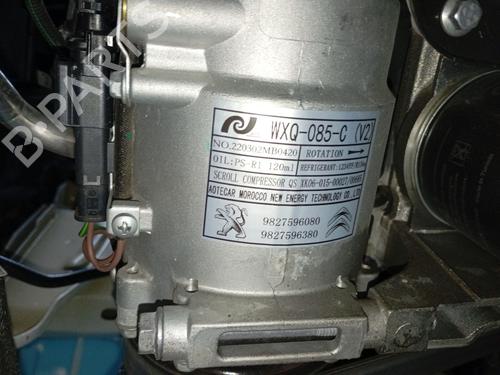 Used AC compressor PEUGEOT 208 II (UB_, UP_, UW_, UJ_) 1.2 PureTech 75 (75 hp) 31170160