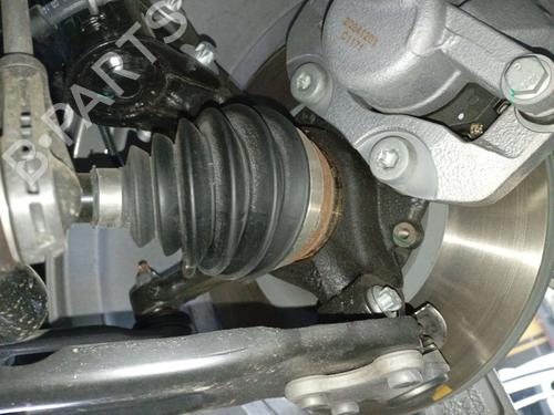 Used Left front steering knuckle OPEL CORSA F (P2JO) 1.2 (68) (101 hp) 30717686