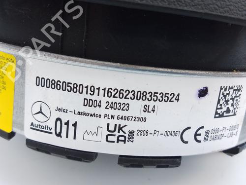 Driver airbag MERCEDES-BENZ SPRINTER 3,5-t Van (B907, B910) eSPRINTER (910.633) | BP28124260C9 