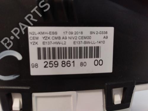 Instrument cluster PEUGEOT 208 I (CA_, CC_) 1.2 VTI 82 | BP9701692C47 