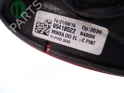 Right mirror OPEL MOKKA / MOKKA X (J13) 1.6 CDTI (_76) | BP15259804C27 