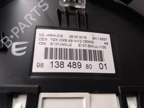 Instrument cluster PEUGEOT 208 I (CA_, CC_) 1.6 BlueHDi 100 | BP7514547C47 