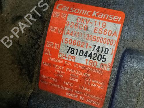 AC compressor NISSAN X-TRAIL I (T30)  | BP16168018M34 