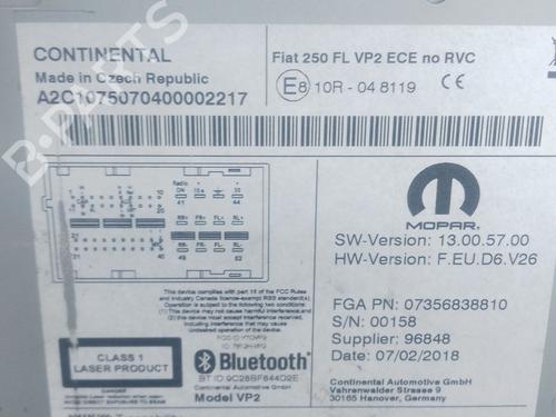 Radio PEUGEOT BOXER Van 2.0 BlueHDi 130 | BP38725032E6 - Image 3