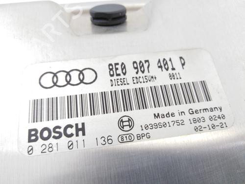 Engine control unit (ECU) AUDI A6 C5 (4B2) 2.5 TDI | BP9950720M57 